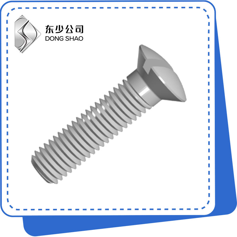 Slotted Yakasimudzwa Countersunk Head Screws